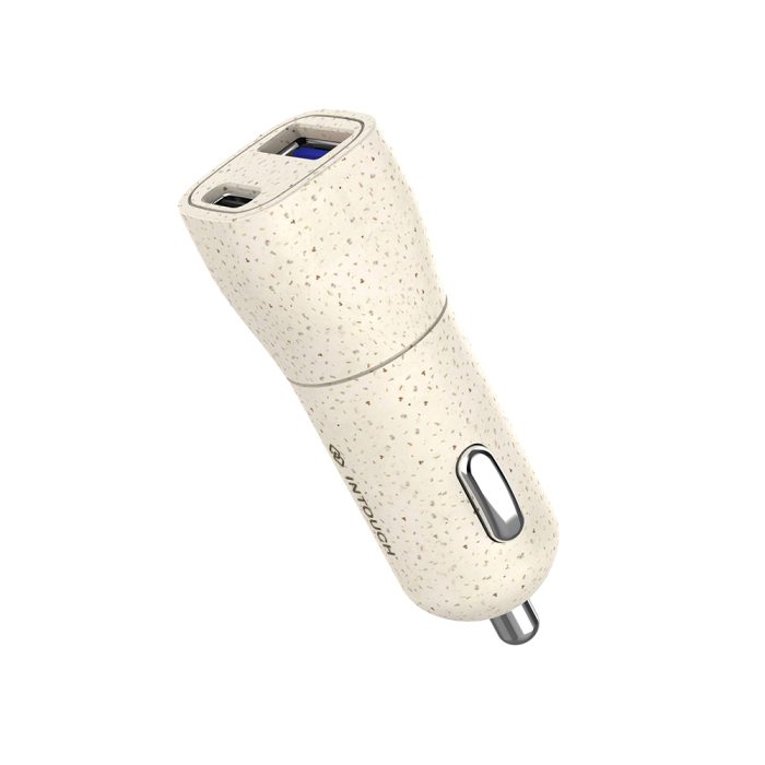 INTOUCH ECO FRIENDLY 2 PORT PD20W CAR CHARGER